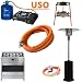 Homelux 300066 Kit Regulador Gas Domestico y Manguera con Abrazadera, 1.5 m