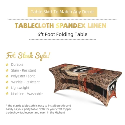 Housse de table rectangulaire extensible élasthanne 1,8 m