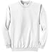 Port & Co Core Fleece Crewneck Sweatshirt-PC78-M-White