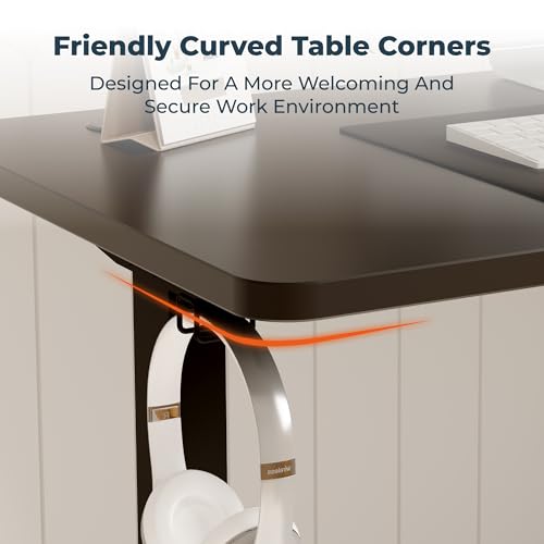 FitStand Adjustable Stand Up Desk, Large 71x31 Inches Height Adjustable Standing Desk with Cable Management, Home Office Computer Desk with Memory Preset & Charging USB Port & Sedentary Reminder