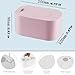 Portable Baby Wipe Warmer，Wipe Warmer and Baby Wet Wipes Dispenser to Even Heating, Wipe Heater with Temperature Display, Diaper Wipe Warmers for Home Car Travel Newborn Baby (Pink)