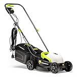 Murray Corded Electric Lawnmower 2-in-1 - Compact Lawn Mower 1200W/32cm with Grass Box 27L for Small Lawns - Ergonomic Soft Grip for Easy Grass Cutting, Overload Protection