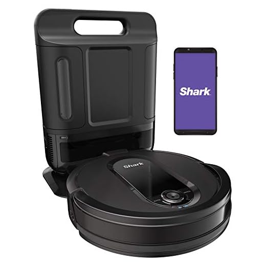 Shark IQ Robot Vacuum AV1002AE with XL Self-Empty Base, Self-Cleaning Brushroll, Advanced Navigation, Wi-Fi, Compatible with Alexa, 2nd Generation
