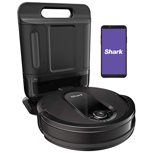 Shark IQ Robot Vacuum with Self-Empty Base Powerful Suction Wi-Fi Voice Command Total Home Mapping Perfect for Pets 0.17-Quarts Dust Cup Capacity Black (AV1002AE) by Shark - Used condition - CA$289.58