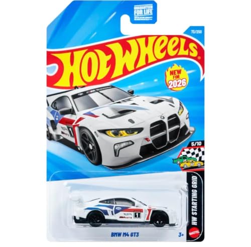 Image of Hot Wheels BMW M4 GT3 HW Starting Grid Ages 3 and Up 73 /250 (White)