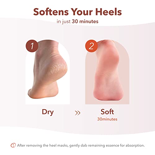 Purederm Instant Softening Heel mask (1 Pair) – Heel mask Provides deep Hydration and Instant Softness