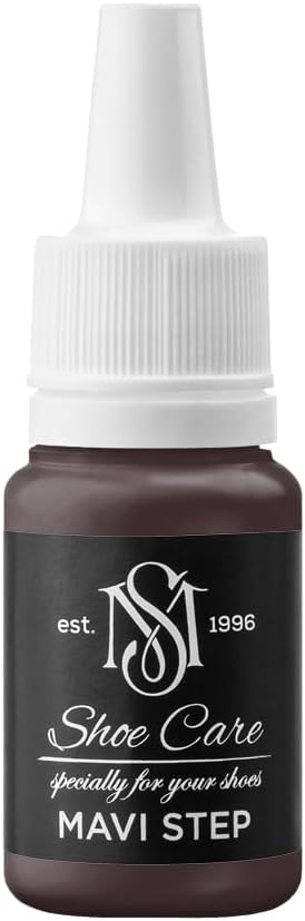 Leather Repair Cream-Filler - NCS S 8005-R Deep Charcoal Brown - Scuff & Scratch Remover Compound for Smooth Leather by MAVI STEP - 0.34 fl oz / 10 ml
