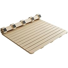 Fold Rollable Hard Bed Board, Waist Protector Board, Tatami Ranked Skeleton Moisture-Proof Breathable Bed Frame Wooden Bed Board Size 1x1.9m