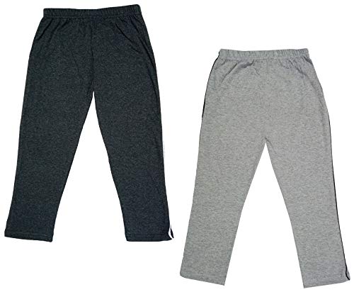 Image of indi weaves Girls Super Soft Cotton Solid Capri Pants Pack of 2