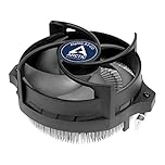 ARCTIC Alpine 23 CO - Compact AMD CPU Cooler for AM5 and AM4, Thermal compound MX-4 pre-applied, for Continous Operation, Computer, PC - Black