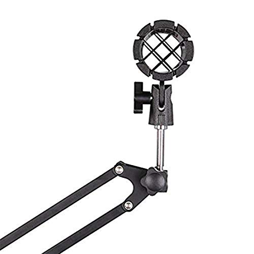 Eggsnow Microphone Shock Mount Clip Universal Mic Holder Stand Anti Vibration For Akg D230 Senheisser Me66 Rode Ntg-2 Ntg-1 Audio-Technica At-875R #TOP5