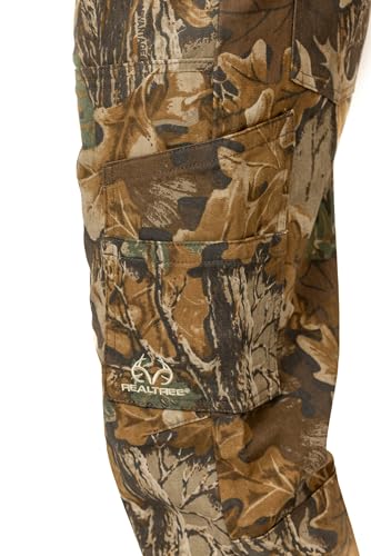 Realtree Men’s Camo Farmhand Pants, Cotton Duck Canvas, Tool Pockets, Reinforced Knees, Water-Resistant, Hunting and Workwear3