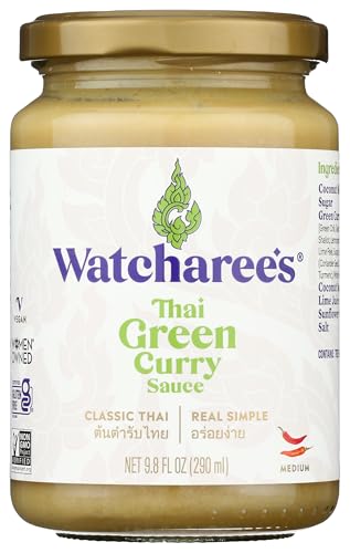 Watcharee Thai Green Curry Sauce, 9.8 FZ