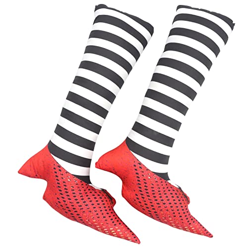 Pernas de Bruxa Malvada | Adereço de pernas de bruxa de Halloween - Pernas de bruxa para decoração d