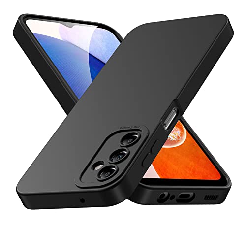 Tenphone Coque pour Samsung Galaxy A14 5G, Housse Etui de Protection en Silicone Souple Noir, Cover Antichoc avec Protege de Camera, Compatible avec SamsungA14 TPU (Noir)
