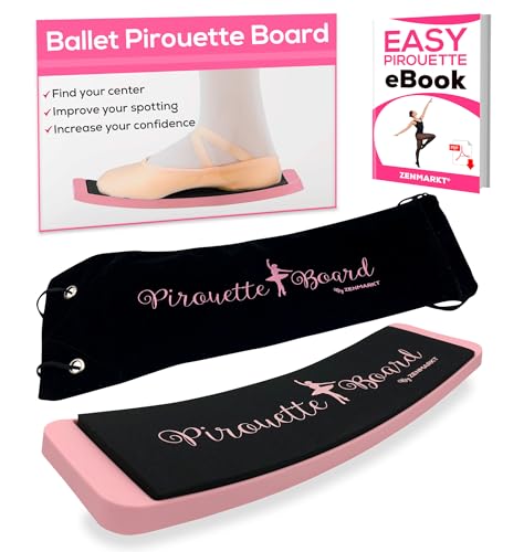 Zenmarkt Ballet Turning Board for Dancers - Figure Skating Ballet Dance Turning Pirouette Board by Improve Balance and Turns - Training Equipment for Dancers, Ice skaters, Gymnasts and Cheerleaders Zenmarkt Ballet Turning Board for Dancers - Figure Skating Ballet Dance Turning Pirouette Board by Improve Balance and Turns - Training Equipment for Dancers, Ice skaters, Gymnasts and Cheerleaders