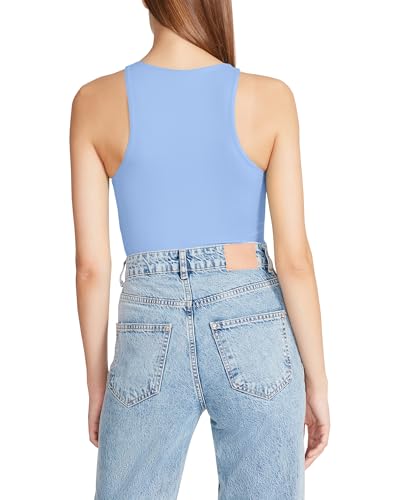 Image of Steve Madden Apparel NICO Bodysuit, Ashley Blue, Medium