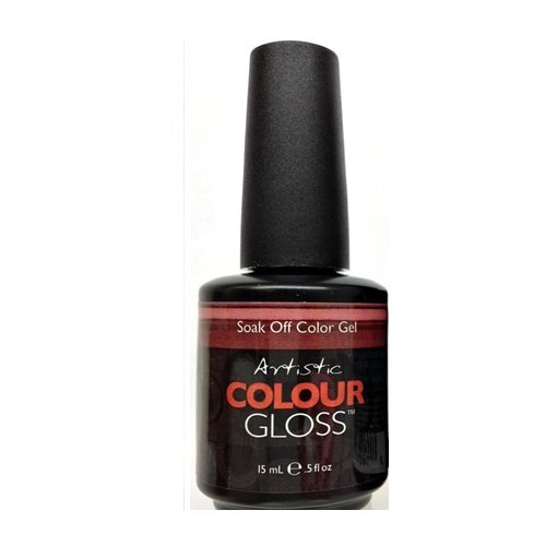 Esmalte soak off gel de color brillante rojo Foxy 03009 que dura semanas sin perder brillo