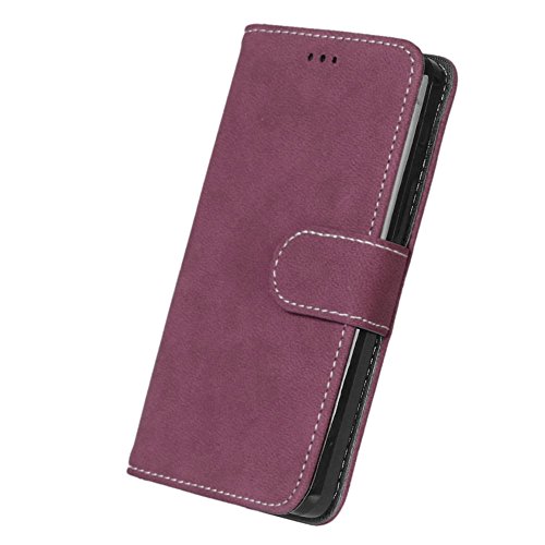 Caselover Funda bq Aquaris E4.5, Piel PU Suave Flip Folio Carcasa para BQ E4.5 con TPU Silicona Case Cover Interna Estilo Libro Cuero Tapa Cierre Magnético, Función de Soporte