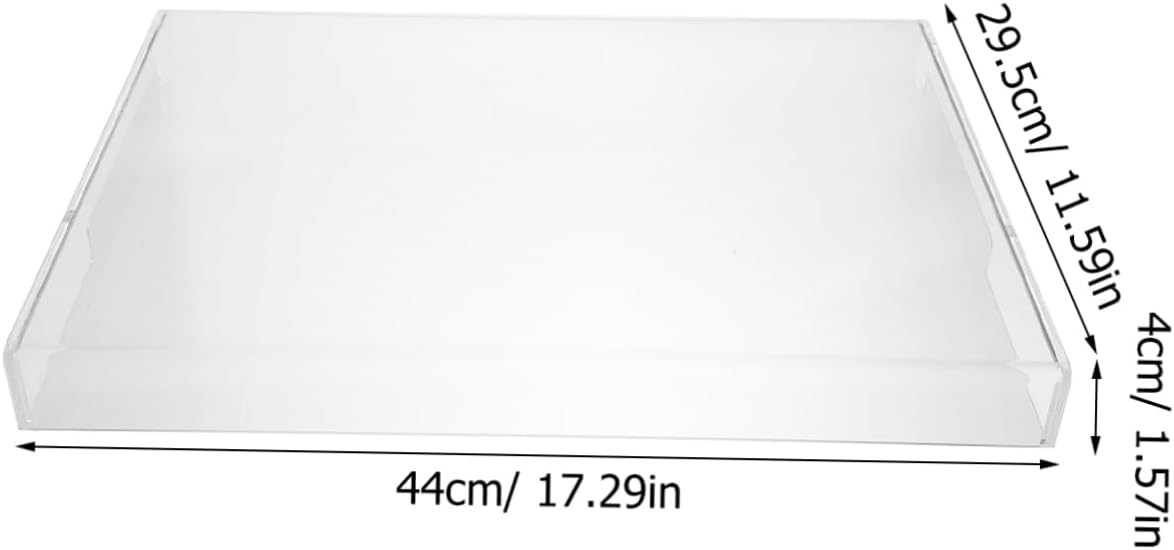 SEWACC Transparent Acrylic Laptop Keyboard Cover Stand Non Slip Keyboard Protector for Dust and Spill Prevention Lightweight Supplies for Clear Visibility and Easy Storage