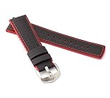 Diese weiche und elastische Materialkombination ist auch für hautsensible Personen geeignet. Alle HIRSCH Uhrenarmbänder sind sauna-getestet. Selbst die Kombination aus Hitze, Feuchtigkeit und Schweiß kann ihnen nichts anhaben – sie bleiben formstabil und angenehm zu tragen. Das Band wird mit einer kraftvollen, auswechselbaren HIRSCH Active Design Federsteg-Schließe in gebürsteter Ausführung aus nickelfreiem L316 Edelstahl und einem passenden Federsteg-Set geliefert.