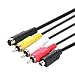 Marg 5ft AV A/V TV Video Cable Cord for Camcorder Handycam DCR-SX20 DCR-SR88/e