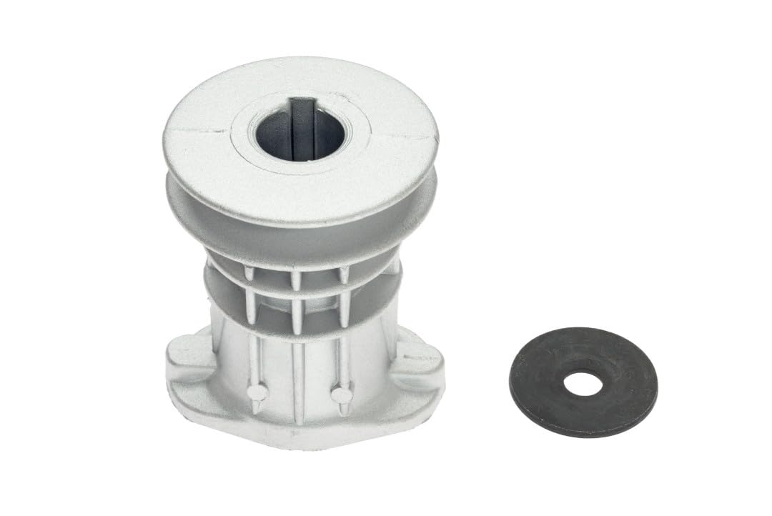 cyclingcolors palier, Support de Lame, Adaptateur, Tondeuse, Tracteur Compatible avec Oleo-Mac Max 53, Series Max - Arbre 22,2 mm 70390652/66060131