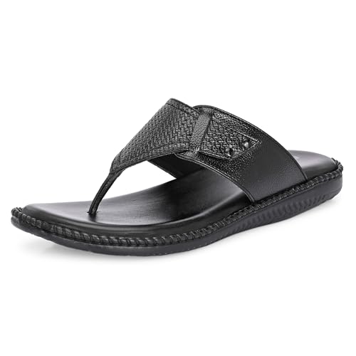 Image of Centrino Sandal for Men | Casual Open Toe Slippers /Flip Flop /Slides Anti Slip on for Men's | Modern slipper Look with Straps | Comfortable Casual look sandal for Men's (9511)