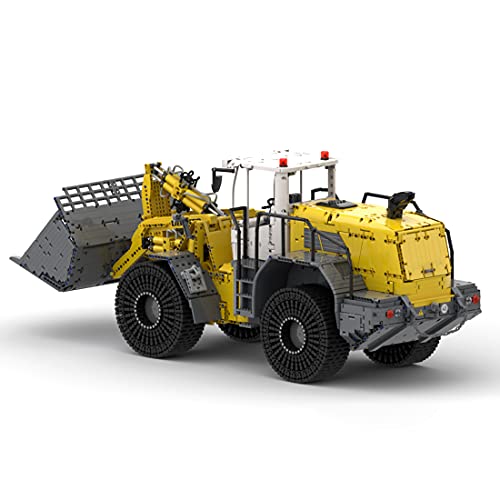 Mocdiy Technik Bulldozer Bausteine, 2.4Ghz/APP RC Pneumatischer Lader mit Fernbedienung und Motors, 12135 Teile Große… – Bild 6