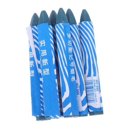 HAPINARY 6 piezas Marcadores para Neumáticos de Coche Bolígrafos de Cera Impermeables para Reparación y Marcado Duradero Resistentes Condiciones Climáticas para Identificación Automotriz