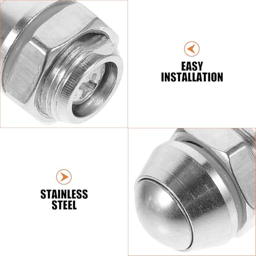 Válvula de alivio para olla a presión KALLORY 14mm repuesto de seguridad 2 piezas plateadas para cocina miniatura 3