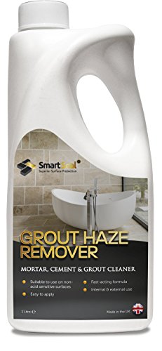 Smartseal Grout Haze Remover - Powerful Grout Residue Remover for a Pristine Finish. Removes Excess Grouts Film & Build-Up of Mortar, Cement, Dirt & Grime around Ceramic & Porcelain Tiles (1 Litre)