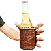 Rustic Leather Beer Glove Handmade by Hide & Drink :: Bourbon Brown