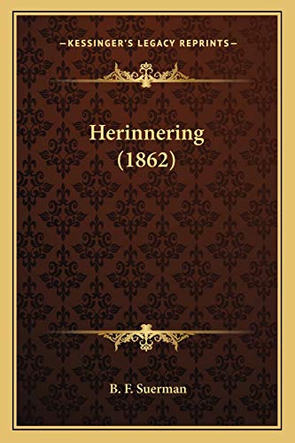Herinnering (1862) (Dutch Edition)