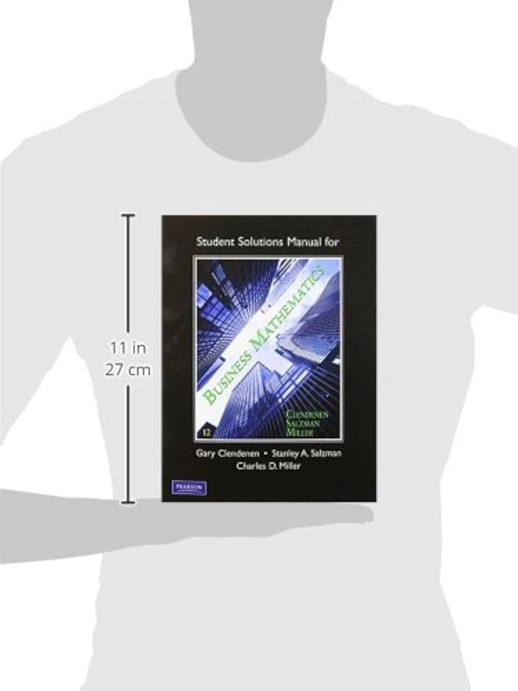 Student's Solutions Manual for Business Mathematics (12th Edition