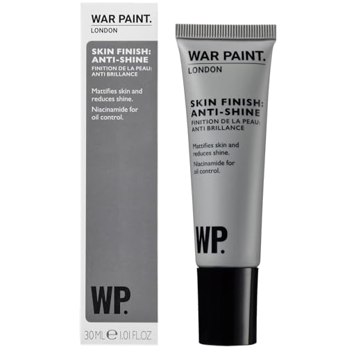 War Paint Skin Finish Anti Shine Primer - Skin Smoothing Primer for Use With Foundation, Concealer & More - Vegan & Cruelty-Free (30ml)