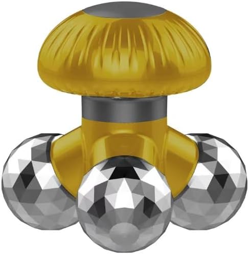 Mini Hand-Held Massager, Battery Operated Vibration Massage,Gold