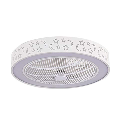 Ventilateur de plafond avec lampe source tricolore télécommande salon