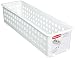 Rubbermaid Slide 'N Stack Basket, 5-inch, White (FG5580RDWHT)