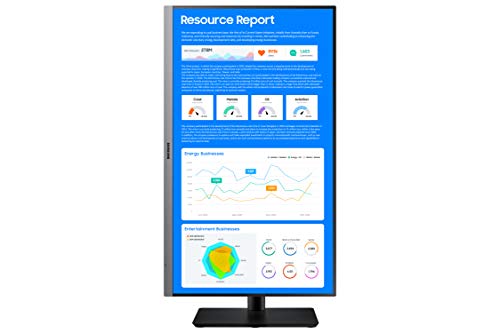 SAMSUNG S27R650FDN, SR650 Series 27 inch IPS 1080p 75Hz Computer Monitor for Business with VGA, HDMI, DisplayPort, and USB Hub, 3-Year Warranty - Thumbnail 3