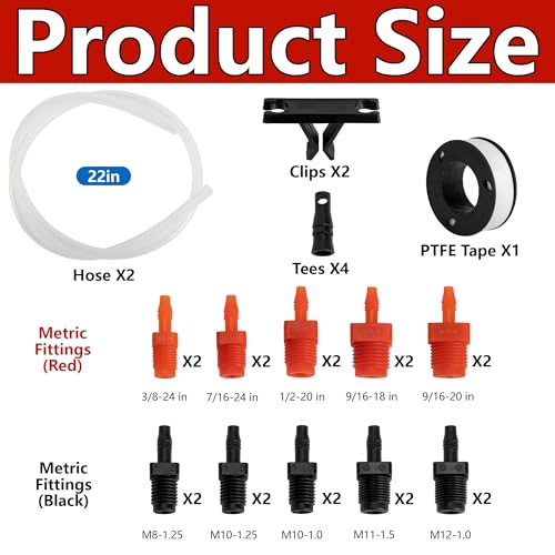 Clear hose brake bleeder kit