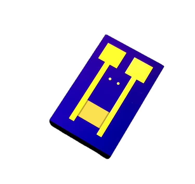 Elettrodo interdigitale a base di silicio da 2 pezzi da 0,002 mm for il rilevamento 'umidità ottica dei gases
