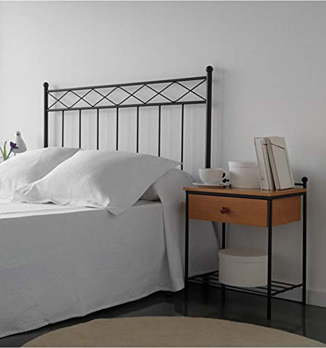 Cabecero de forja Trenza: Bronce 34 Cabecero