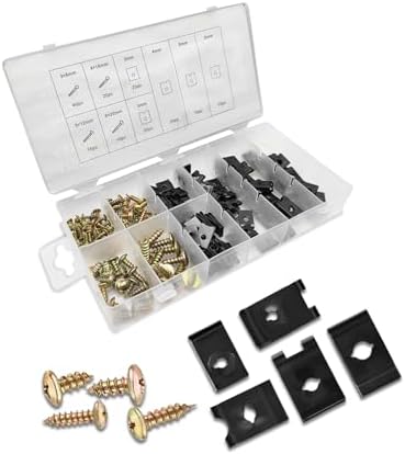 Car Nuts 6/8/10/12 Assortment Interior Trim Fasteners With