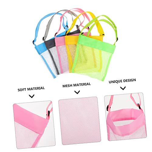 DOITOOL Bolsa De Praia De Malha Organizadora Bolsa De Armazenamento De Brinquedos Para Crianças Titu