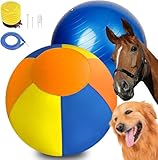 Herding Ball for Dogs 18", Durable Waterproof Dog Herding Ball Outdoor, Large Interactive Dog Play Ball for Herding Breeds to Push Chase & Roll, Pet Training Toy for Australian Shepherd Border Collie