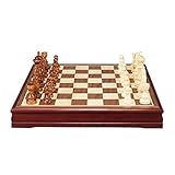 UNIVERSALSCHACH-SET FÜR ALLE: Lernen Sie, wie der Profi mit dieser hochwertigen Qualität zu spielen. Die Schachfiguren und Tafelhandcrafted und Top-Qualität - macht jedes Spiel ansprechender und aufregender.