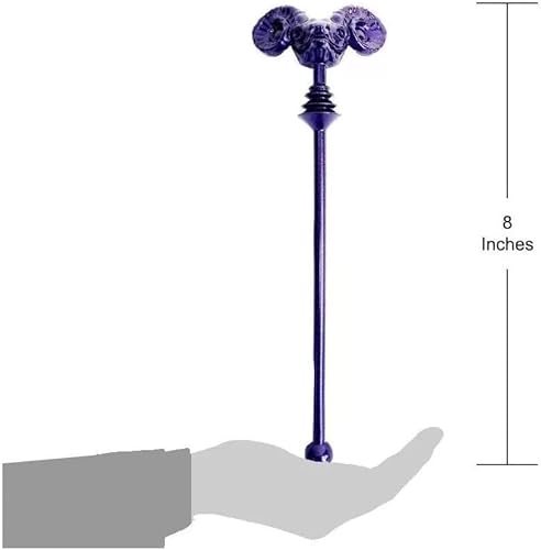 Vista 4 de Factory Entertainment Maestros del Universo Skeletor Havoc Staff Escalado Prop Réplica Violeta Estándar