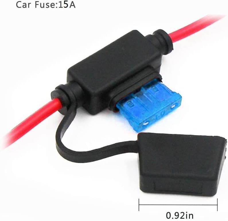 Miniatura 7 de SPARKING Clip de cocodrilo de batería de 10 pies y 12 V a SAE 2 pines, cable de desconexión rápida SAE a cable de sujeción de batería, fusible de 15
