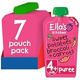 Ella's Kitchen Sweet Potatoes Broccoli and Carrot 120g (Pack of 7)